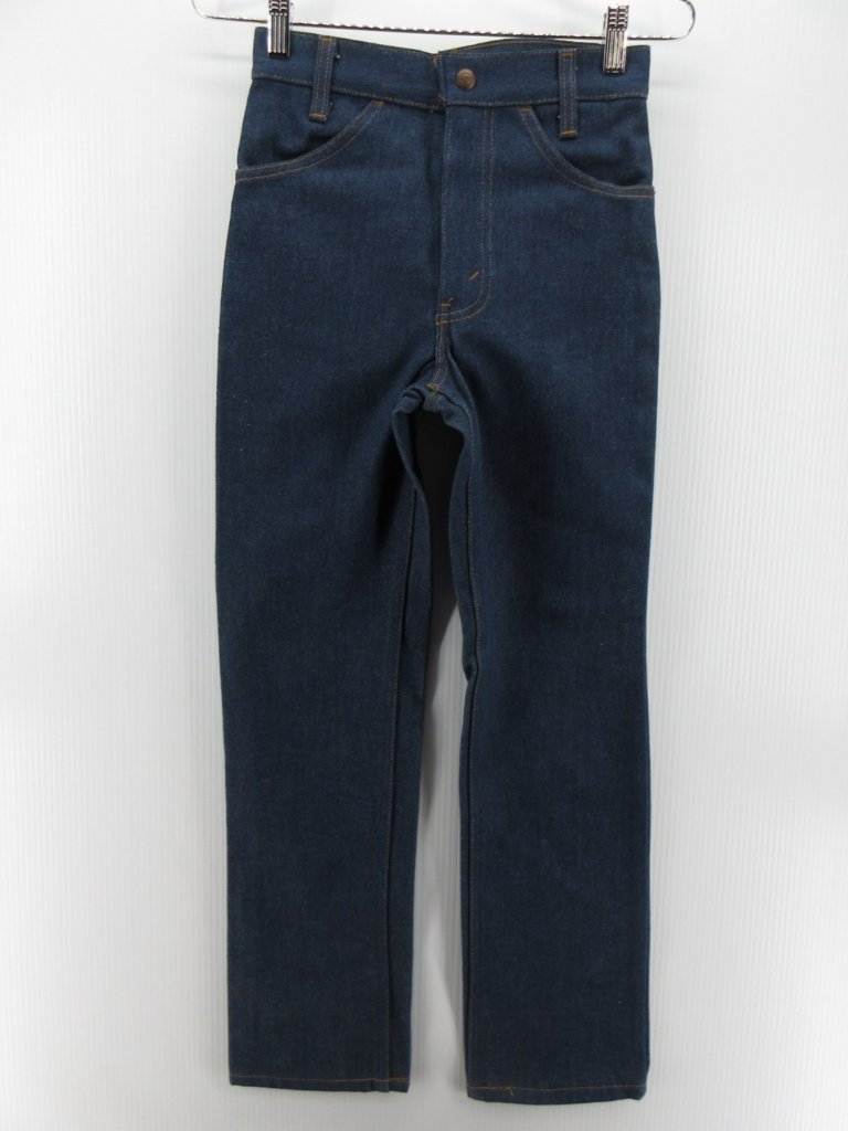 Vintage Levis Jeans Boys Youth 14 Orange Tab 80s Slim Straight Denim New